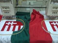 Nemzeti zászló hímzése